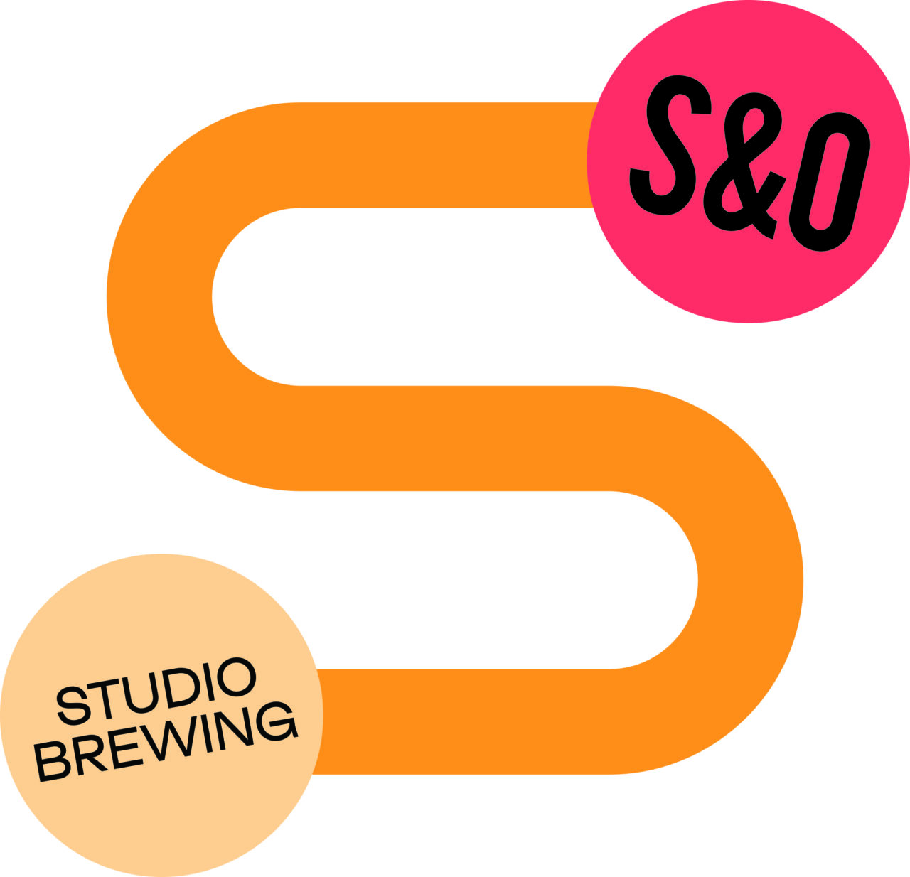 Studio Brewing and Steel & Oak collab logo